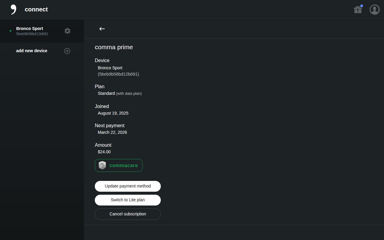 Prime management desktop