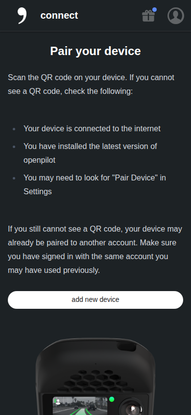 Pair a device mobile