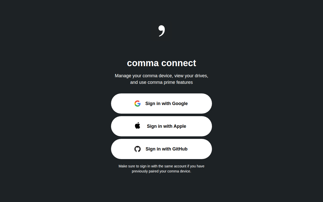 Sign in desktop